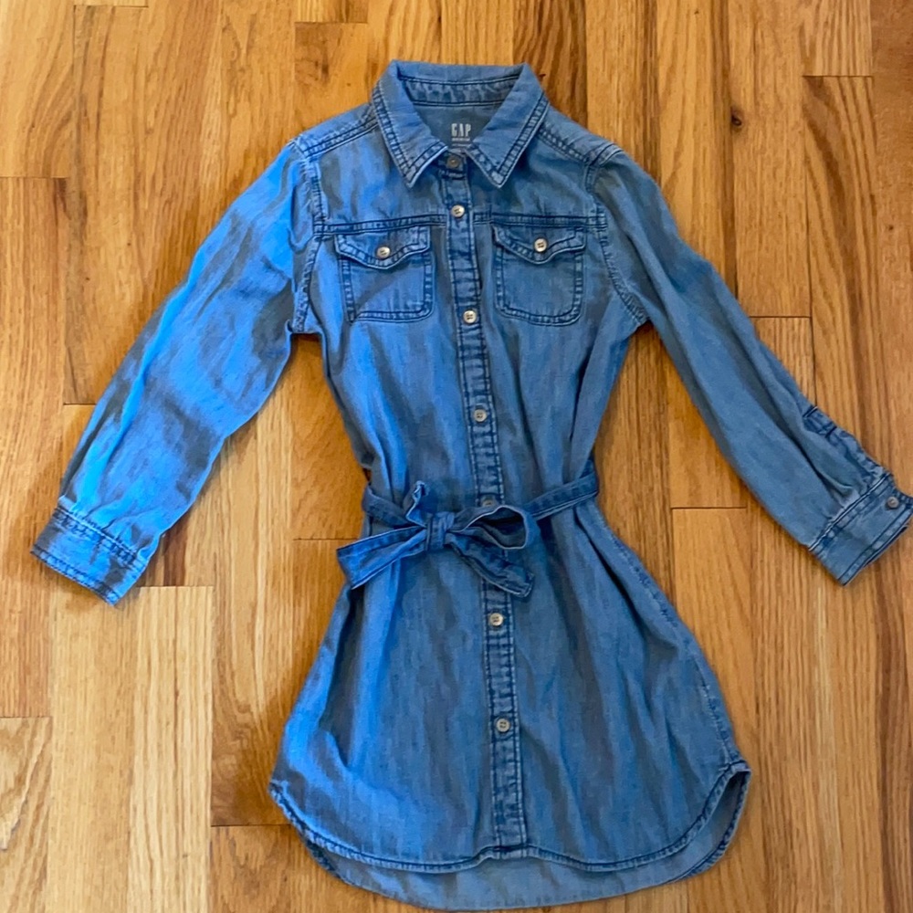 Gap Girls XS Chambray Dress